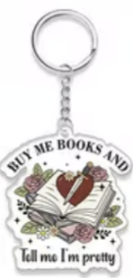 Bookish Keychain/Bag Charm