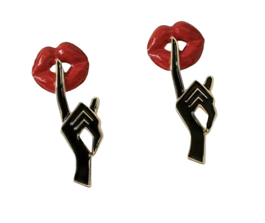 Shhhh Quiet Earrings
