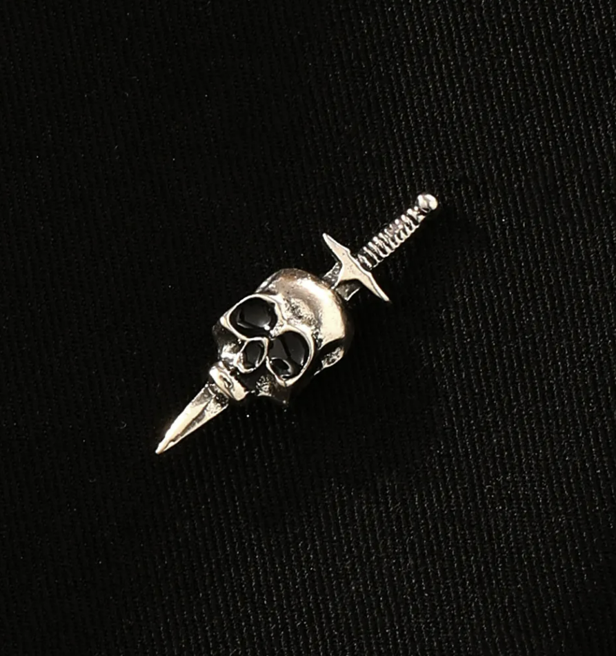 Dark Skull Pierced by Sword