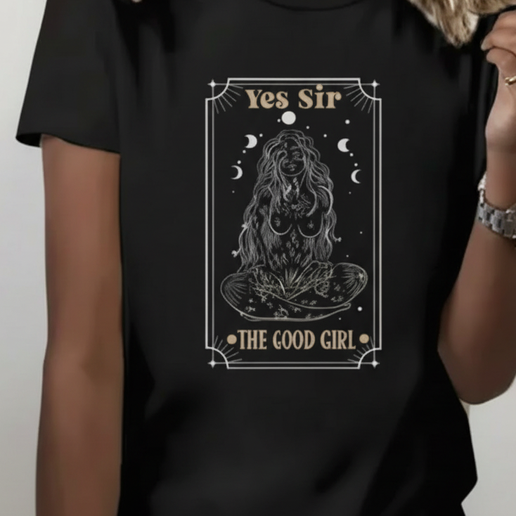 Yes Sir, Tarot Tshirt - The Good Girl
