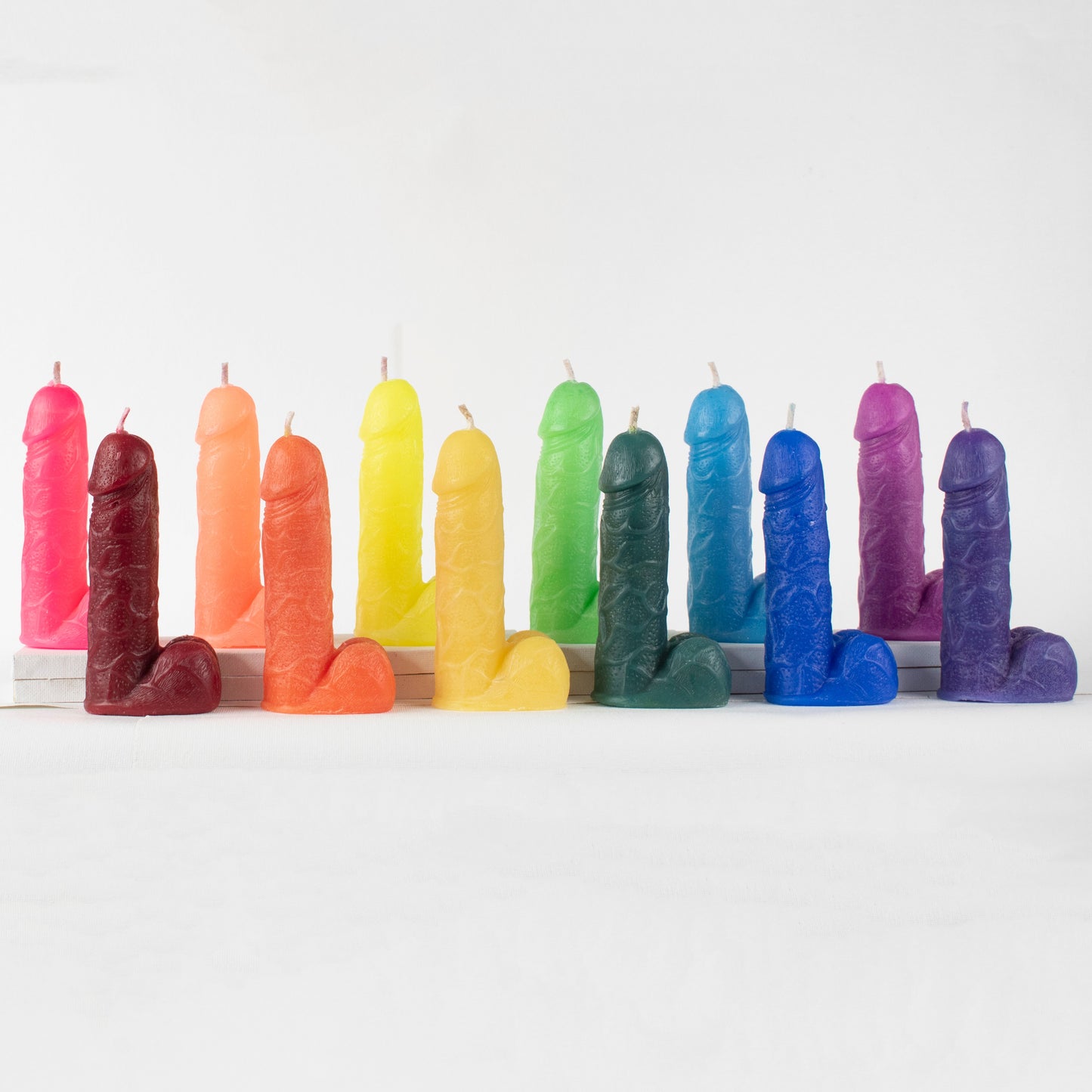Flaming Hot Genitals - Vulva & Penis wax play Candles