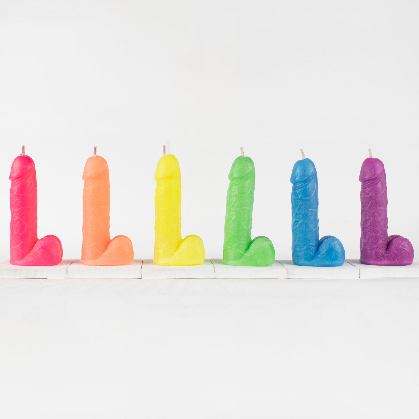 Flaming Hot Genitals - Vulva & Penis wax play Candles