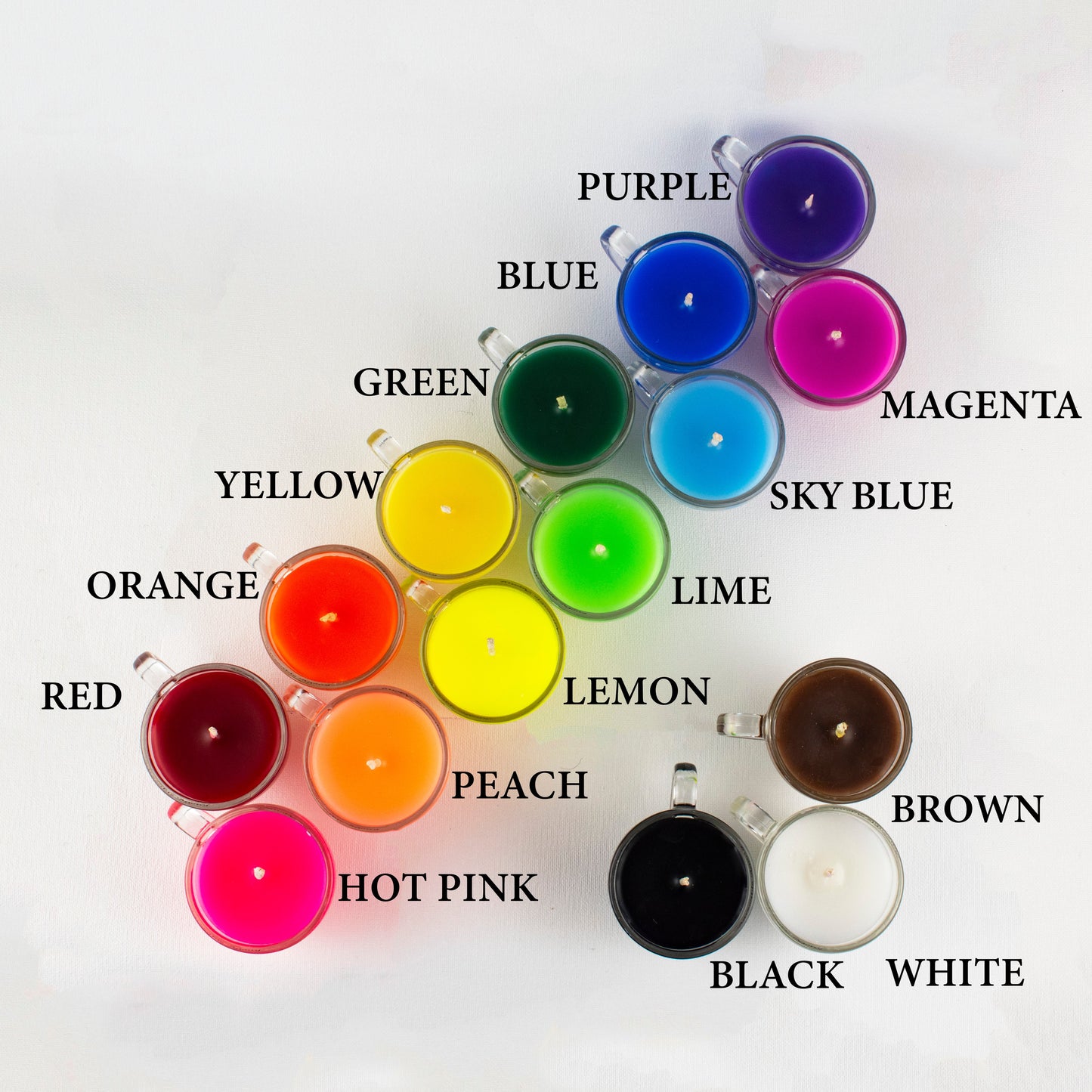 Blacklight Reactive Mini Wax Play Candle - Low Temp - UV - Paraffin