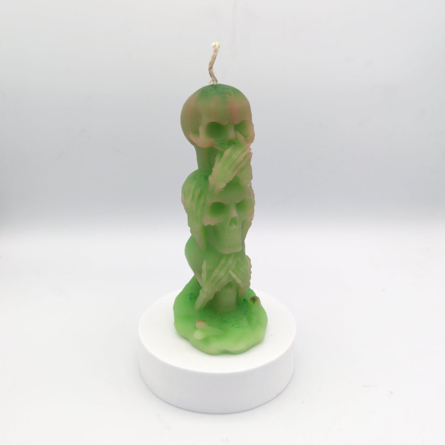 See No Evil Skeletons | Halloween Wax Candle Special | Limited Edition | SCARY SKULL CANDLE