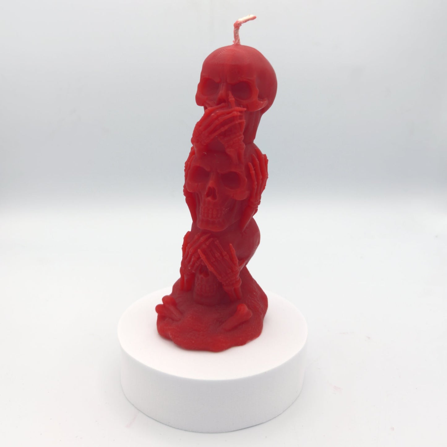 See No Evil Skeletons | Halloween Wax Candle Special | Limited Edition | SCARY SKULL CANDLE