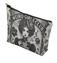 Weird Girls Club Zipper Pouch