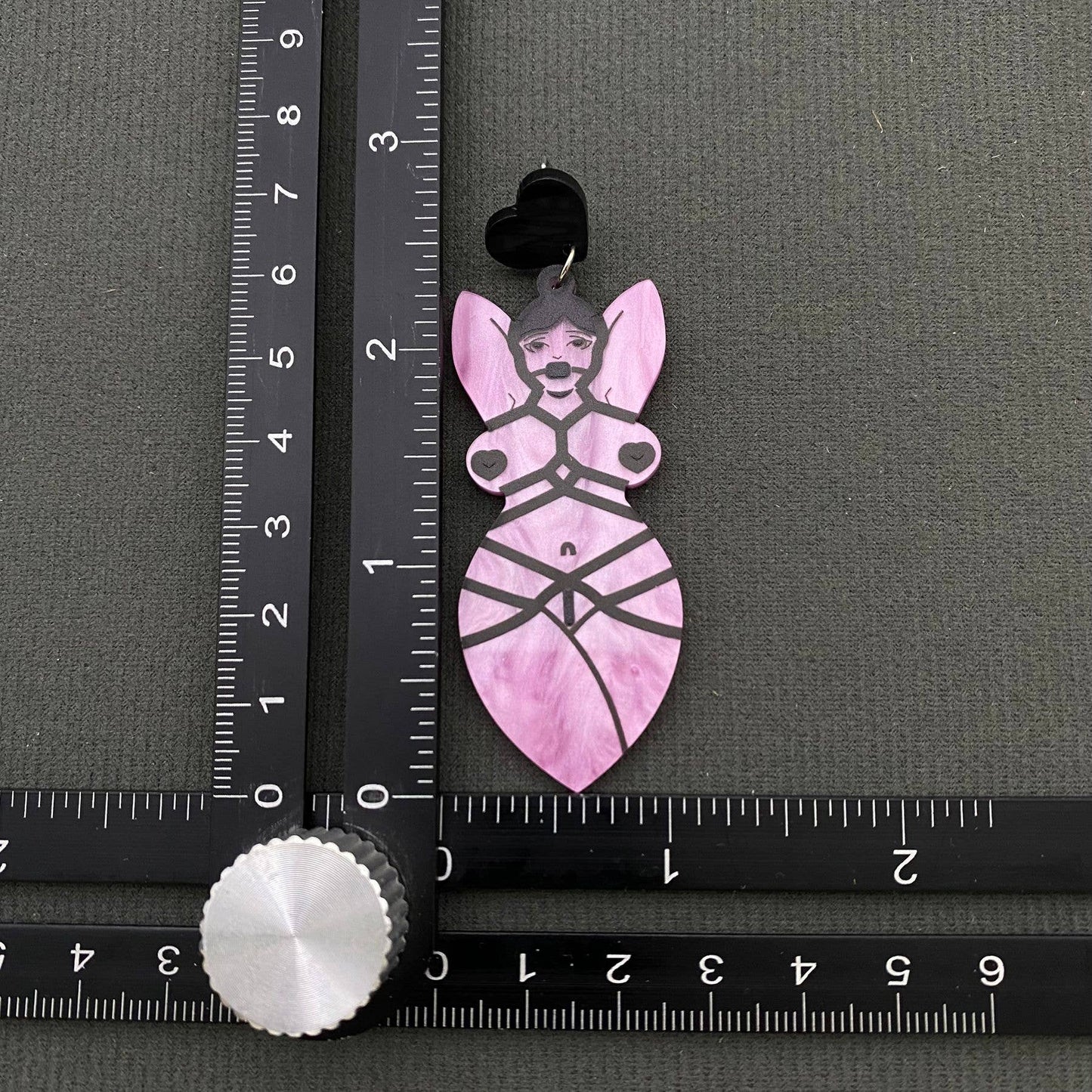 Bondage Woman Dangle Earrings