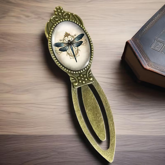 Vintage Metal Moth Bookmarks