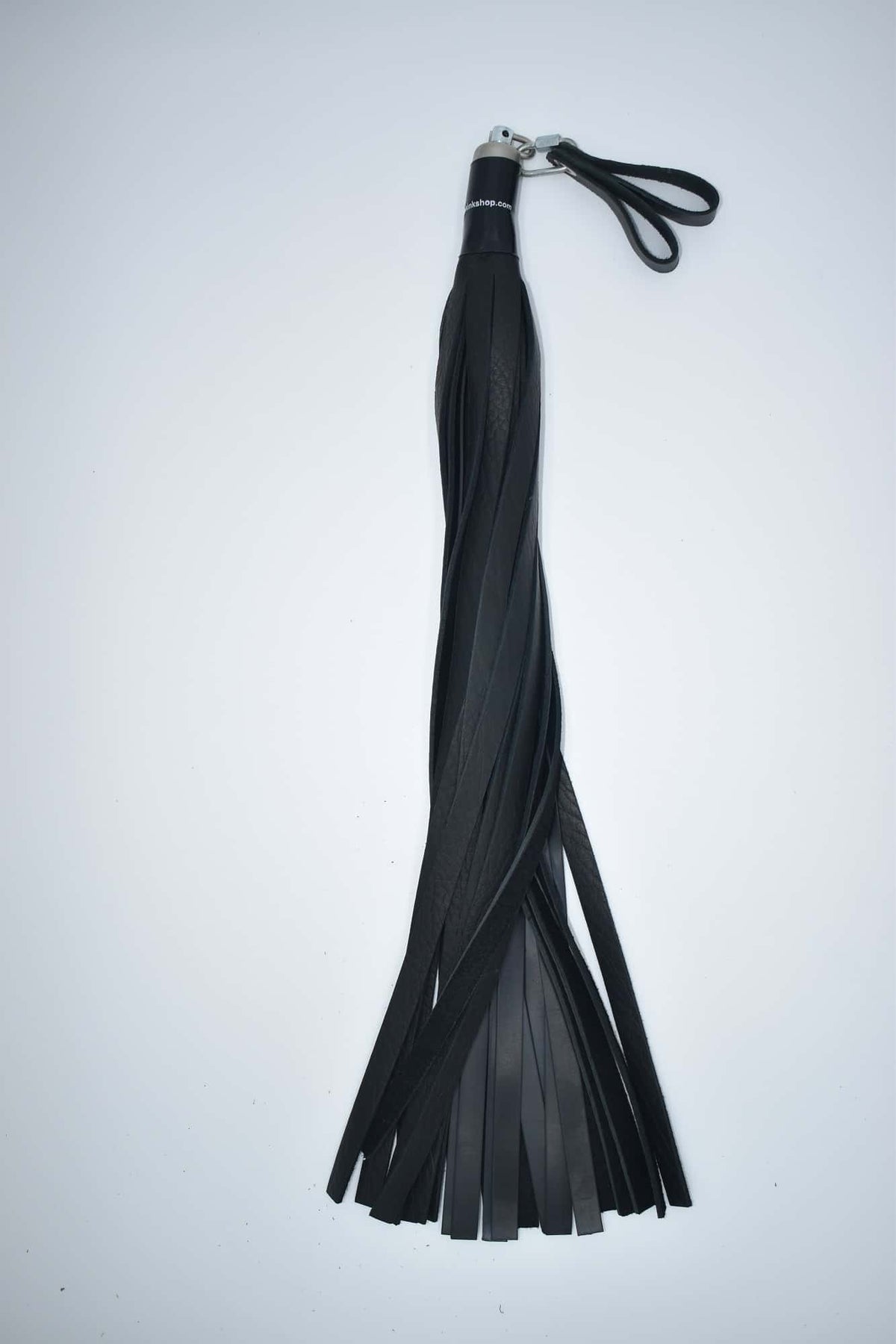 Bull Hide Floggers 1/2" Falls with Finger Loops: Black / Combo -Preorder
