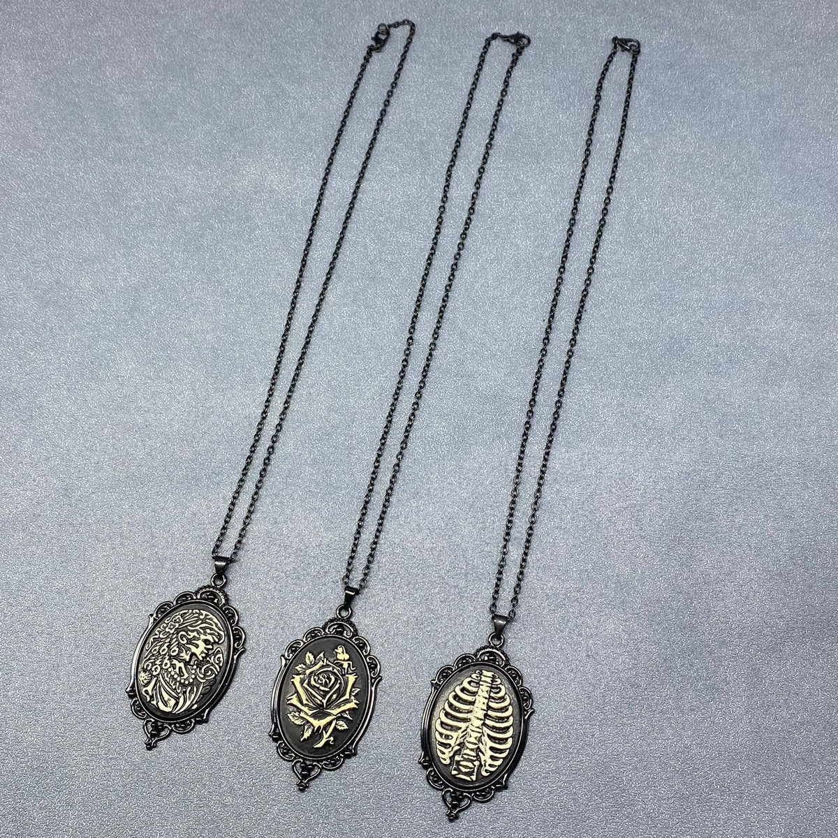 Gothic Style Pendant Black Necklace - GT: C