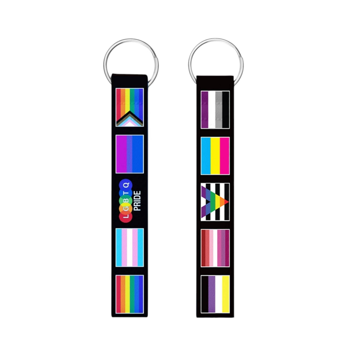 Multi Gay Pride Flag Lanyard Style Key Chains