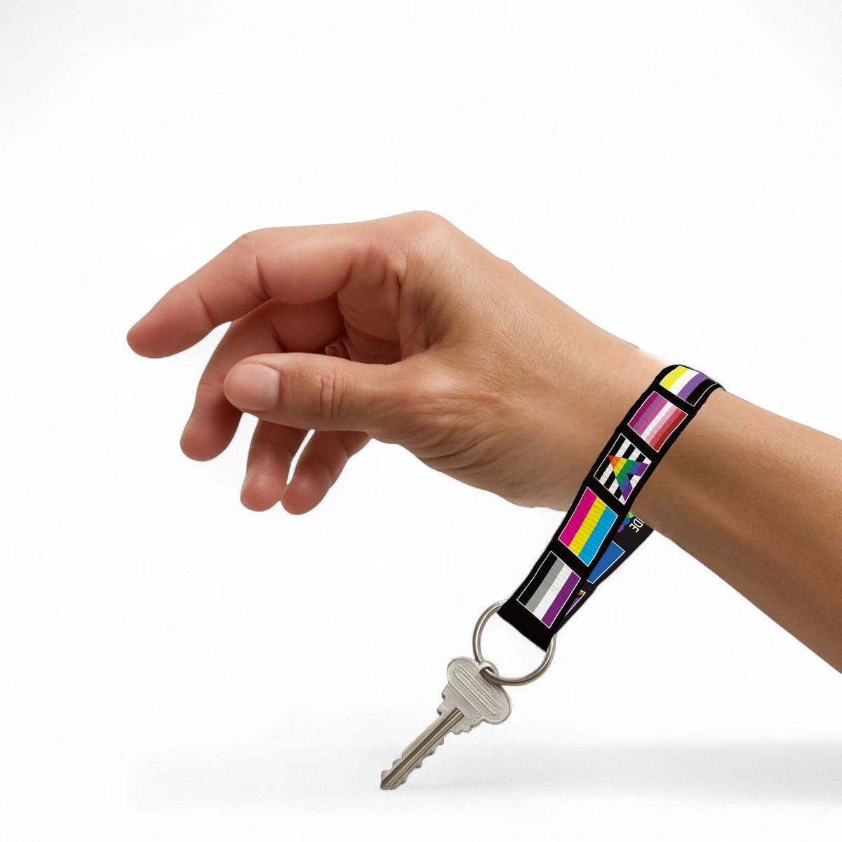Multi Gay Pride Flag Lanyard Style Key Chains