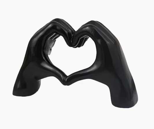 Bookshelf Decor Heart Hands