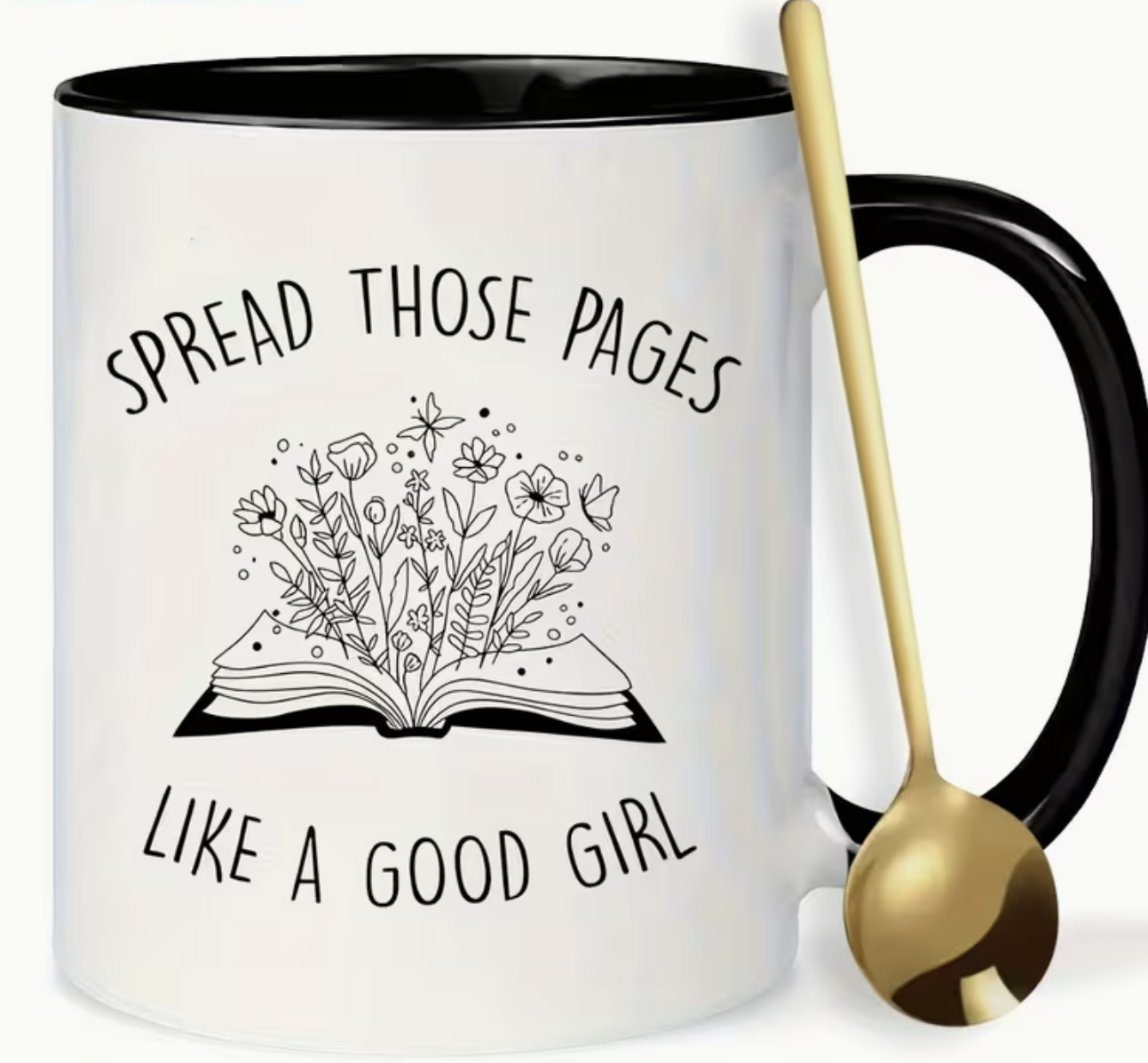 Spread Those Pages Like A Good Girl Coffee Mug